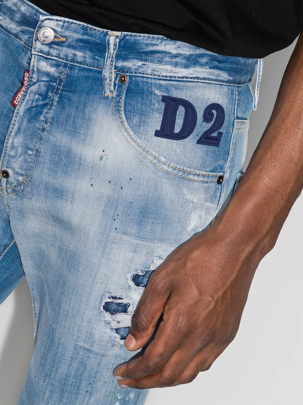 фото Dsquared2 джинсы кроя слим