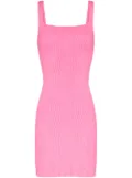 Hunza G fitted knitted tank dress - Pink