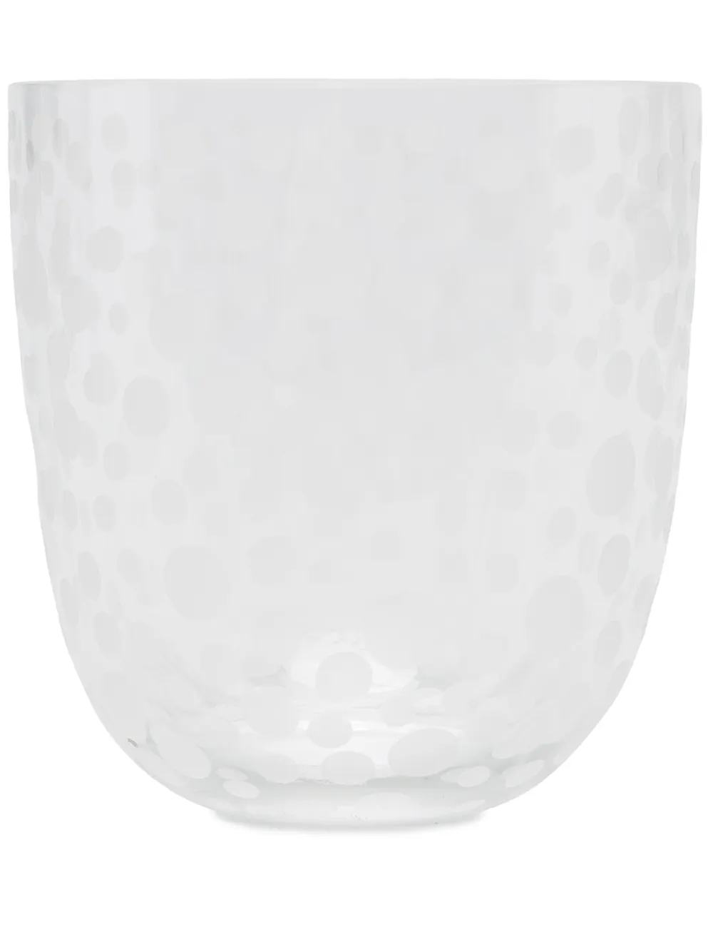 

Carlo Moretti polka dot pattern glass - White