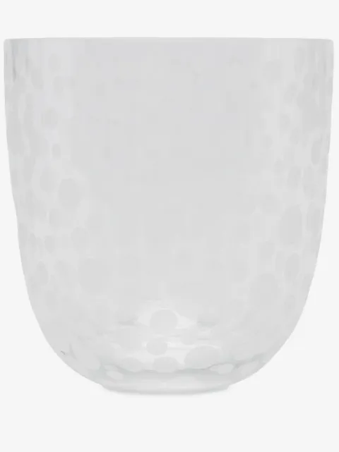 Carlo Moretti polka dot pattern glass