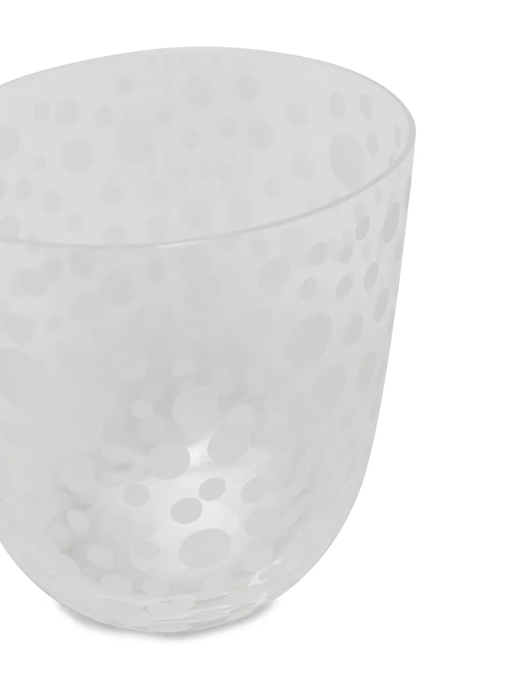  Carlo Moretti Polka Dot Pattern Glass - White 