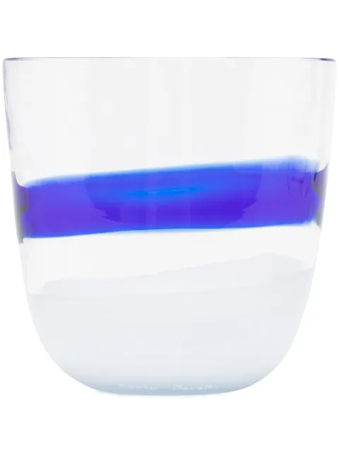 Carlo Moretti vaso con motivo de raya