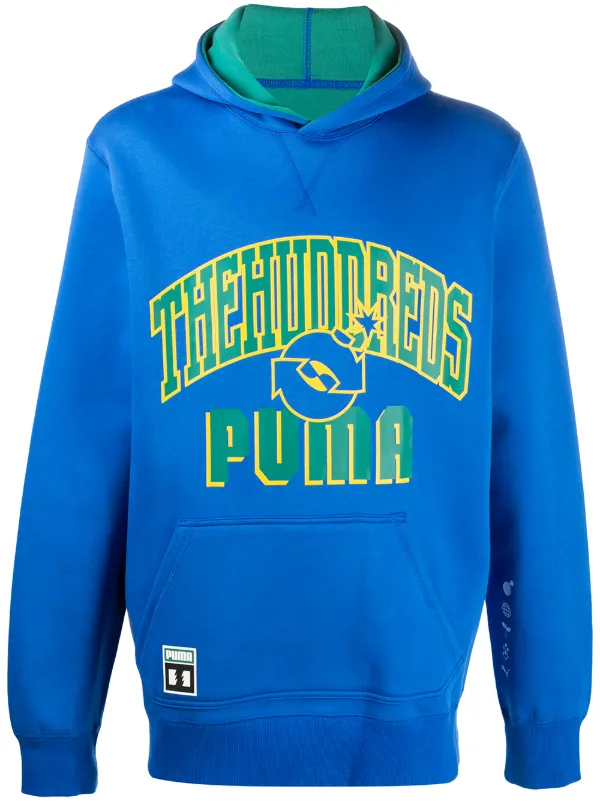 puma blue hoodie