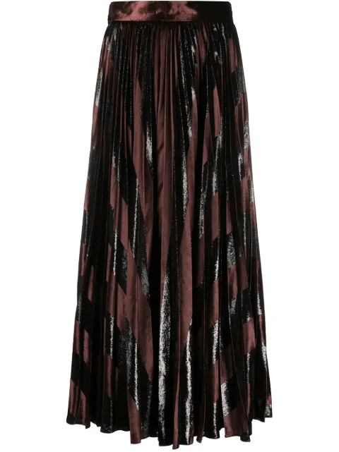 Dolce & Gabbana Saia longa com pregas