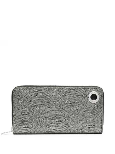 Diesel lizard-effect continental wallet