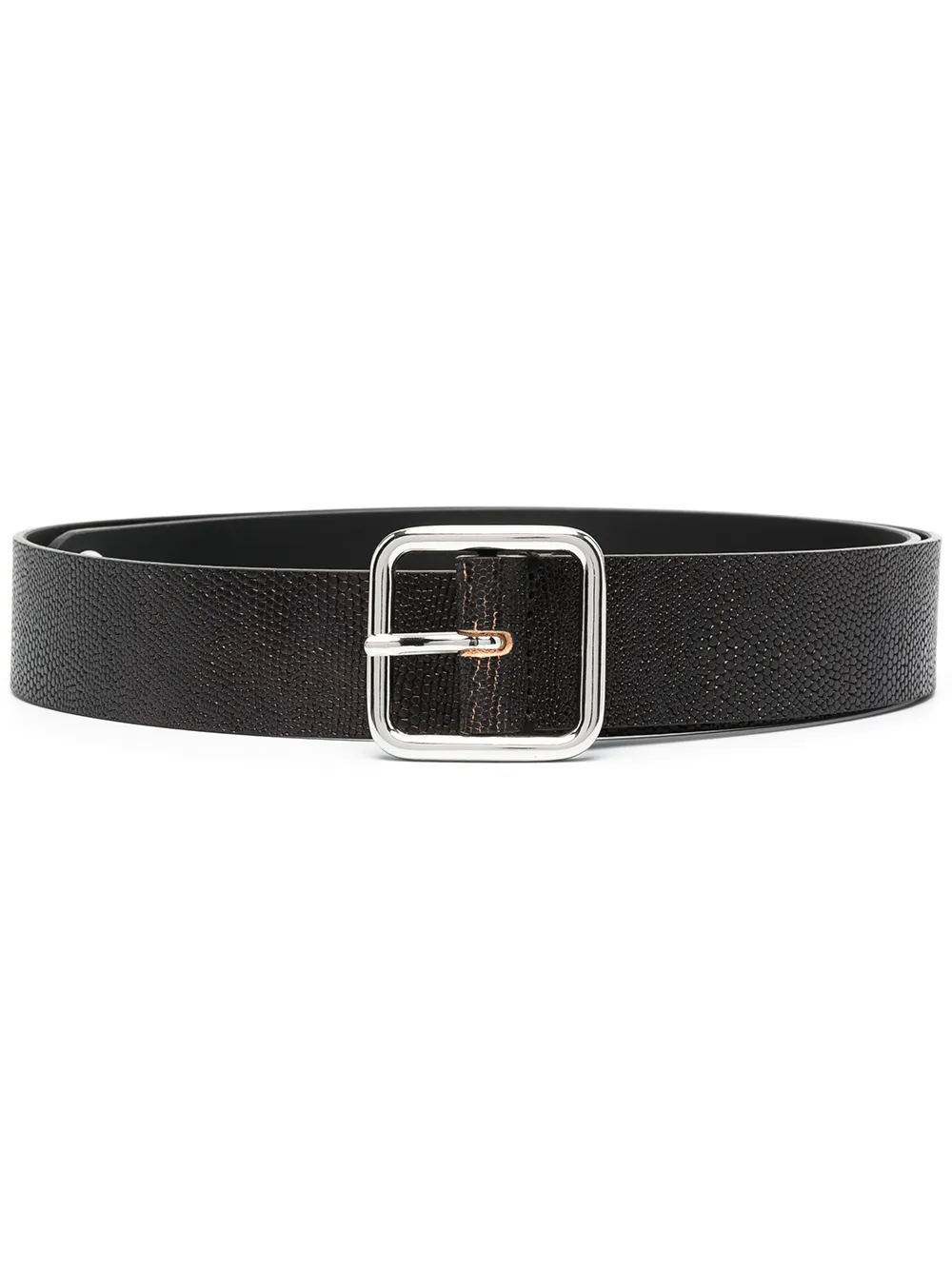 eyelet black belt