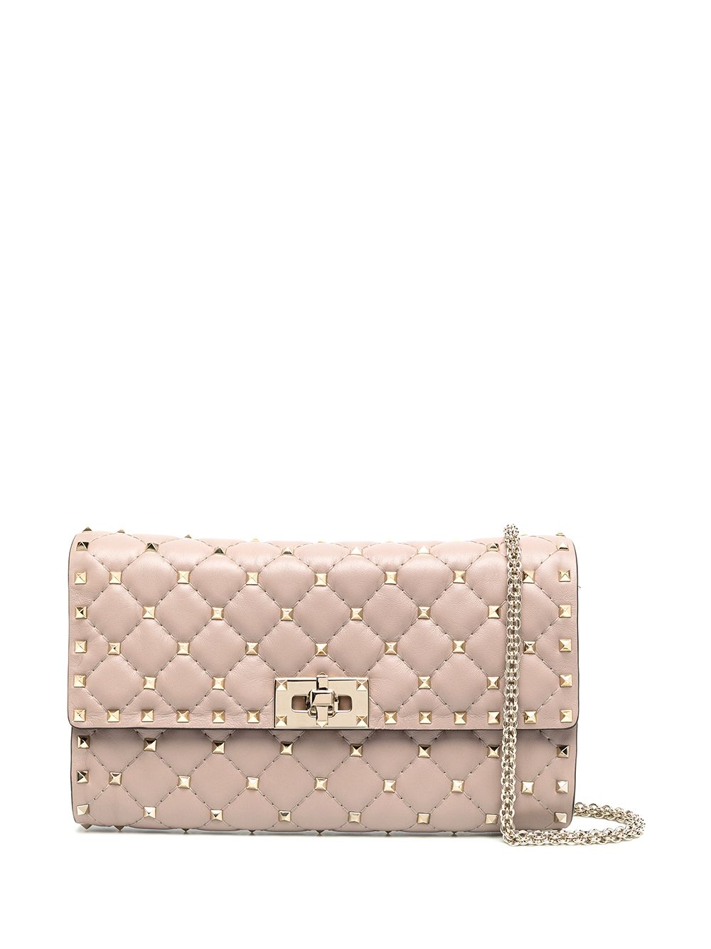 фото Valentino garavani rockstud quilted crossbody bag