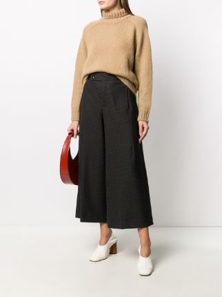 cropped wide-leg trousers展示图