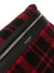 Saint Laurent tartan City bag