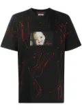 MSGM photograph print T-shirt - Black