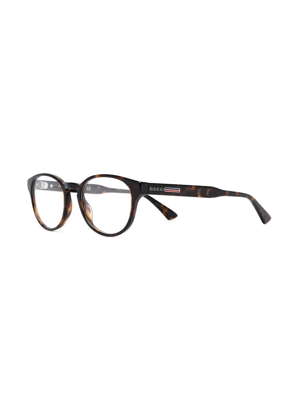 фото Gucci eyewear очки в круглой оправе с логотипом