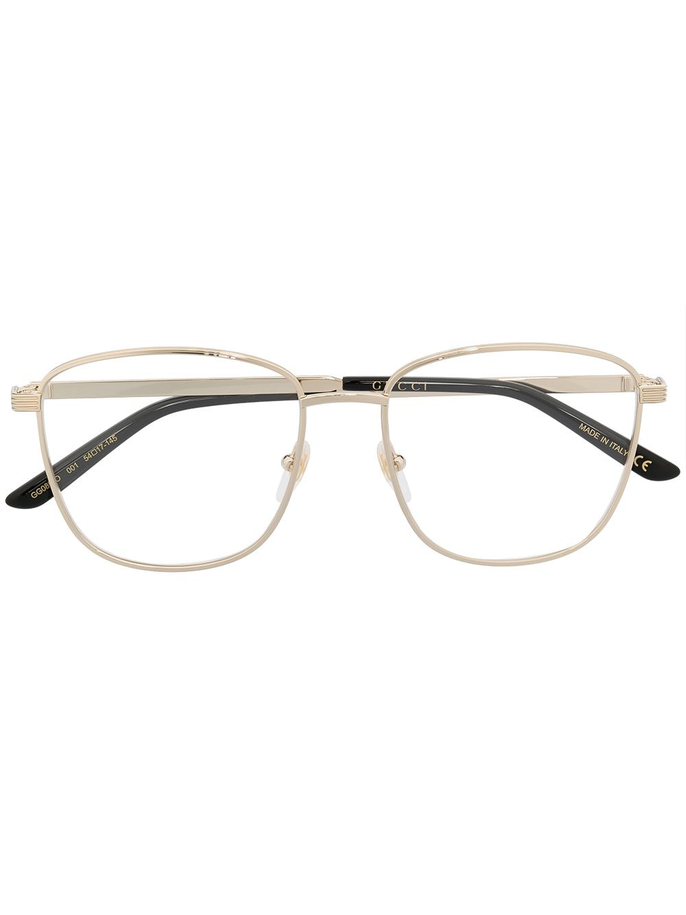 Gucci Eyewear Oversized Metal Glasses - Farfetch