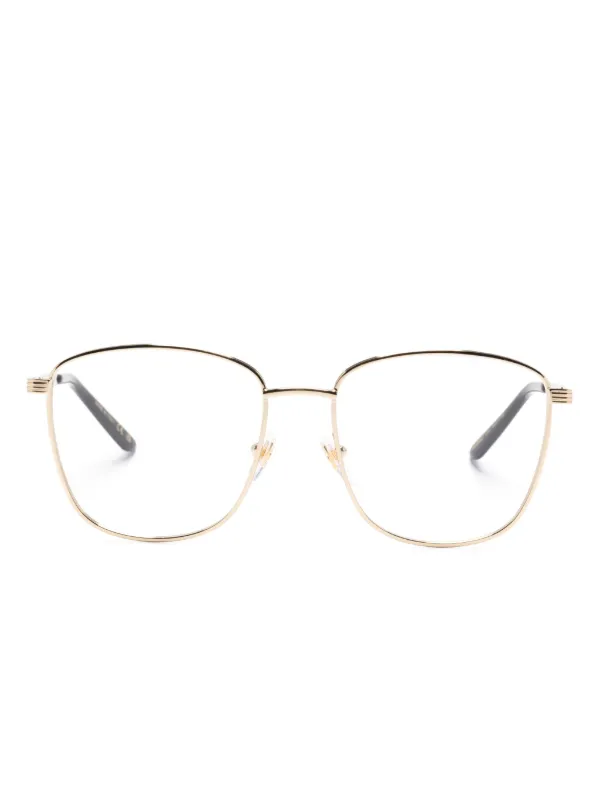 Gucci Eyewear square-frame Glasses Metallic FARFETCH PH