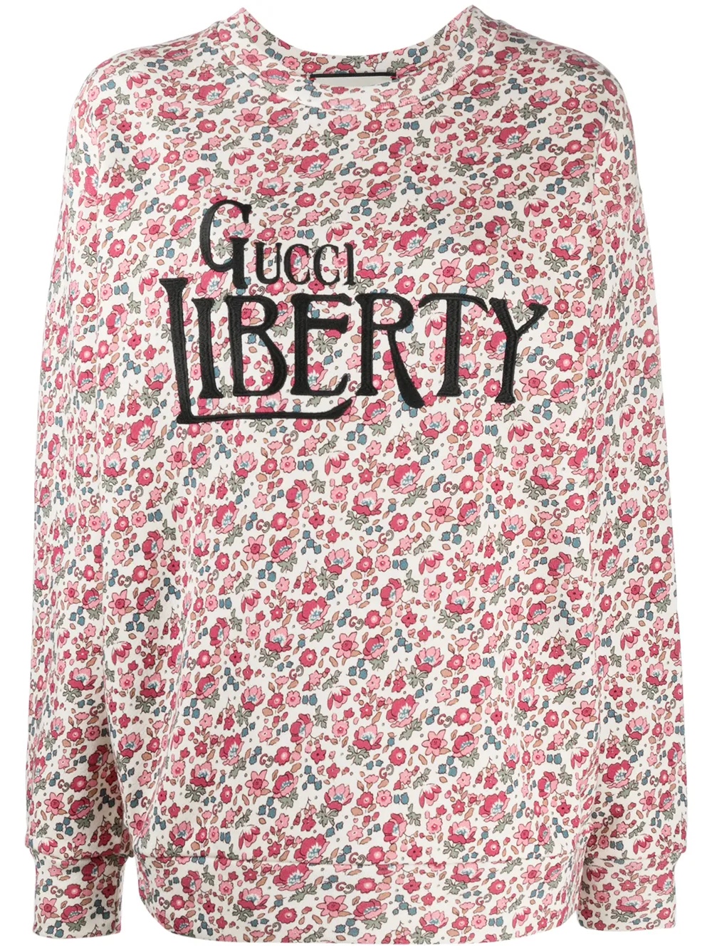 фото Gucci толстовка gucci liberty с цветочным принтом