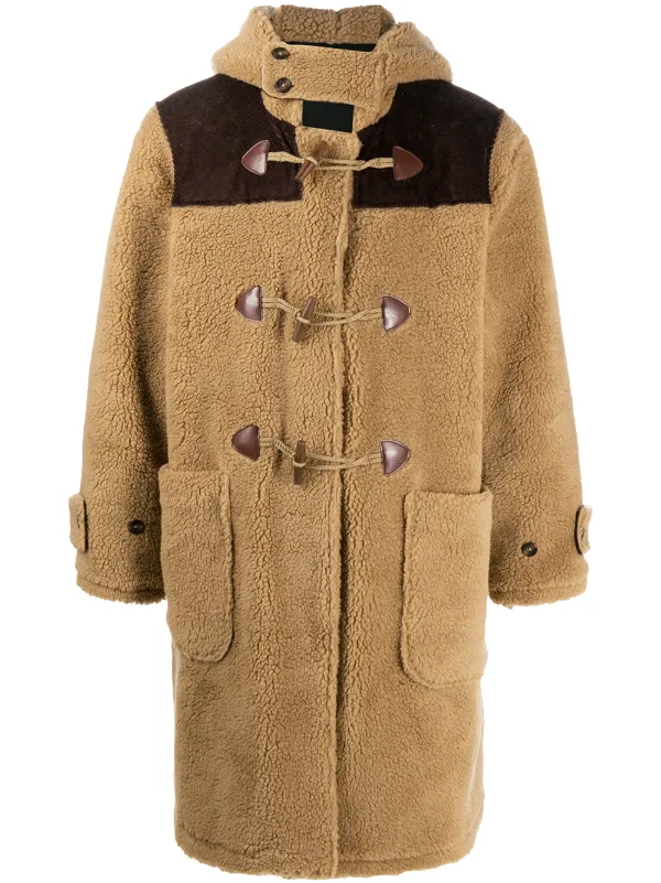 brown teddy coat with hood