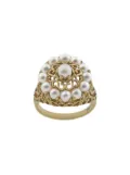 Dolce & Gabbana 18kt yellow gold Romance pearl ring