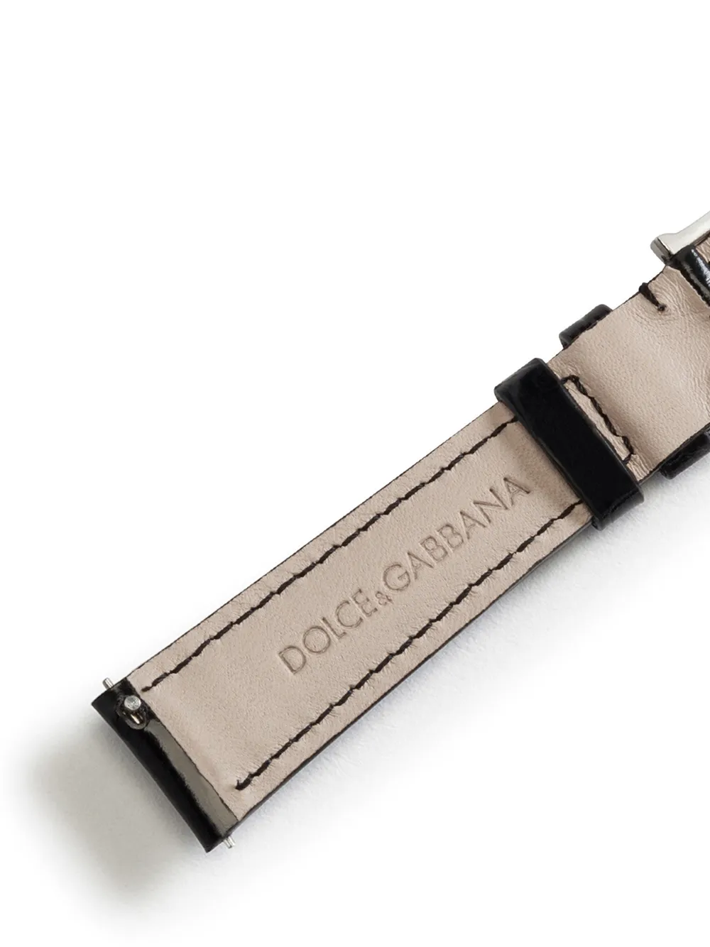 Dolce & Gabbana Logo-embossed Watch Strap - Black 