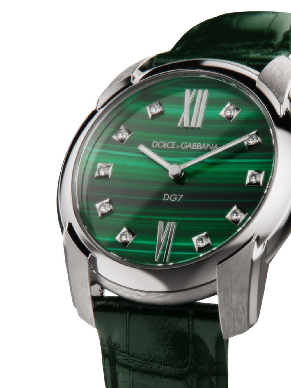 Shop Dolce & Gabbana Dg7 40mm Watch In Grün