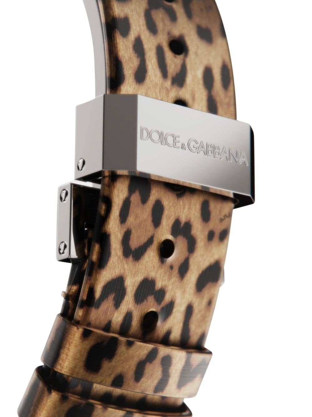Shop Dolce & Gabbana Sofia Leopard 24mm Watch In Neutrals