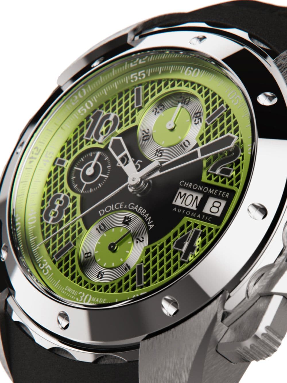 Shop Dolce & Gabbana Ds5 44mm Watch In Green