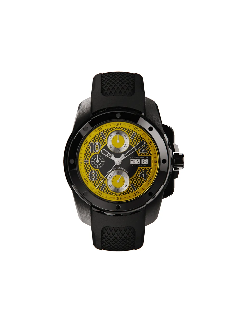 Shop Dolce & Gabbana Ds5 44mm Watch In Yellow