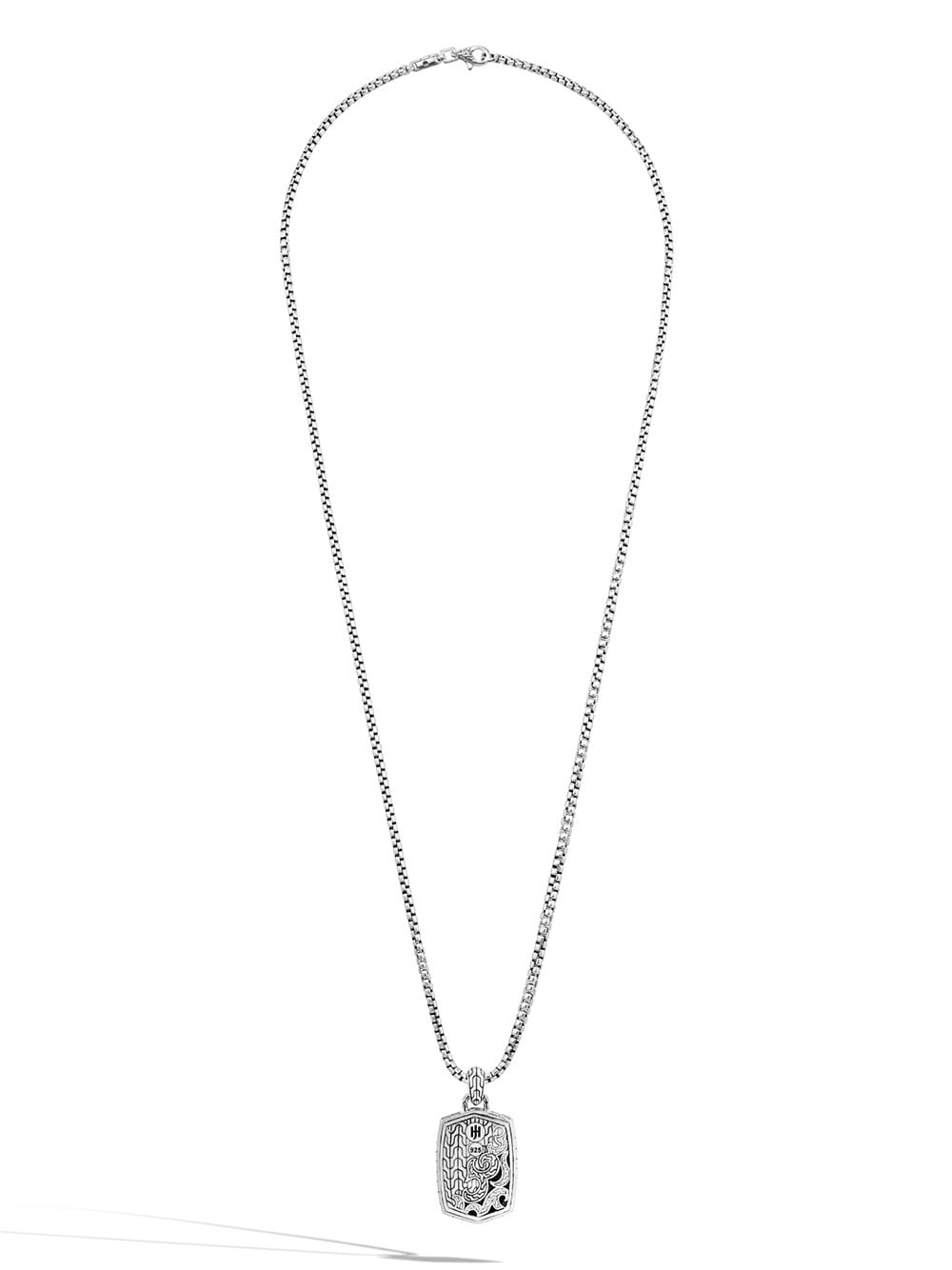 Shop John Hardy Classic Chain Keris Dagger Necklace In Silver