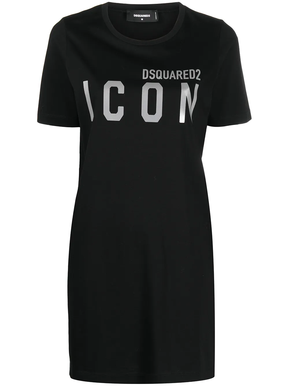 

Dsquared2 vestido estilo playera con motivo Icon - Negro