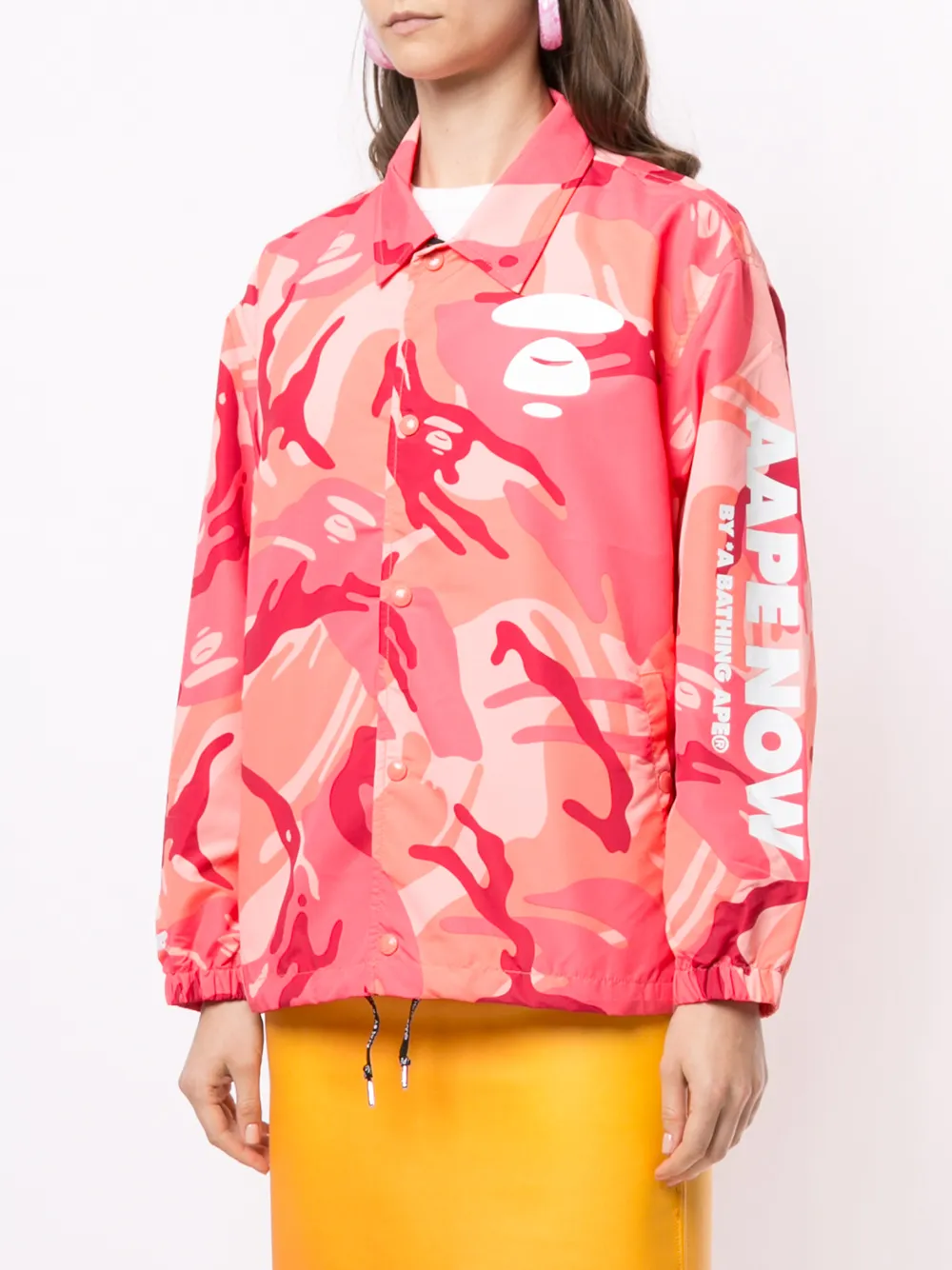 фото Aape by *a bathing ape® легкая куртка с камуфляжным узором