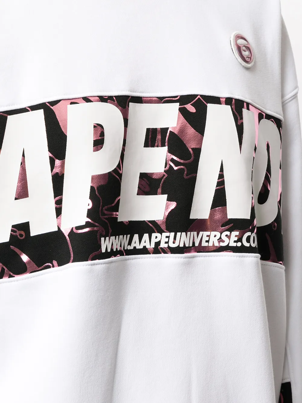 фото Aape by *a bathing ape® толстовка с графичным принтом
