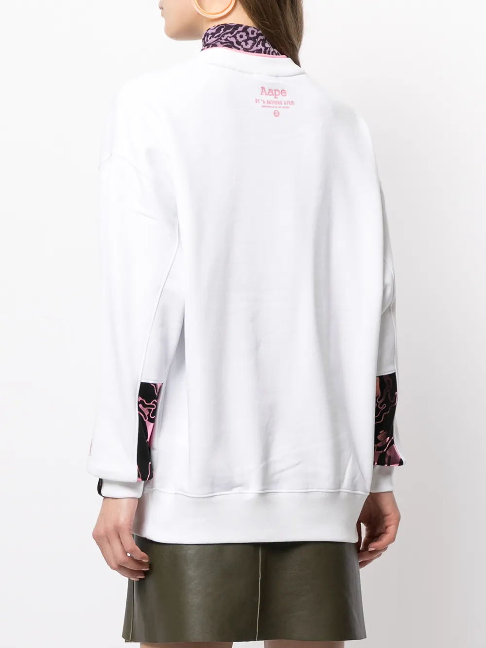 фото Aape by *a bathing ape® толстовка с графичным принтом