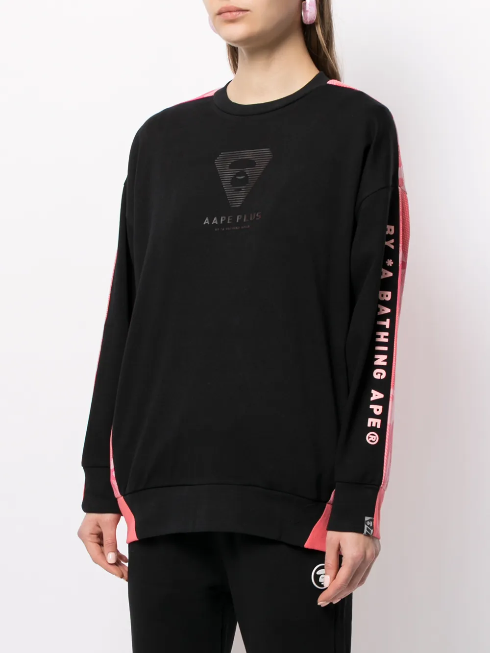 фото Aape by *a bathing ape® толстовка с тисненым логотипом