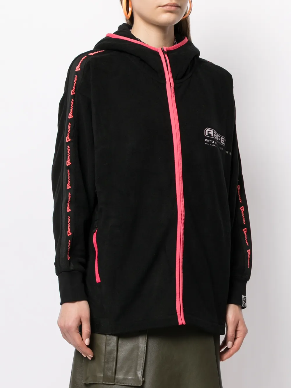 фото Aape by *a bathing ape® худи на молнии с логотипом