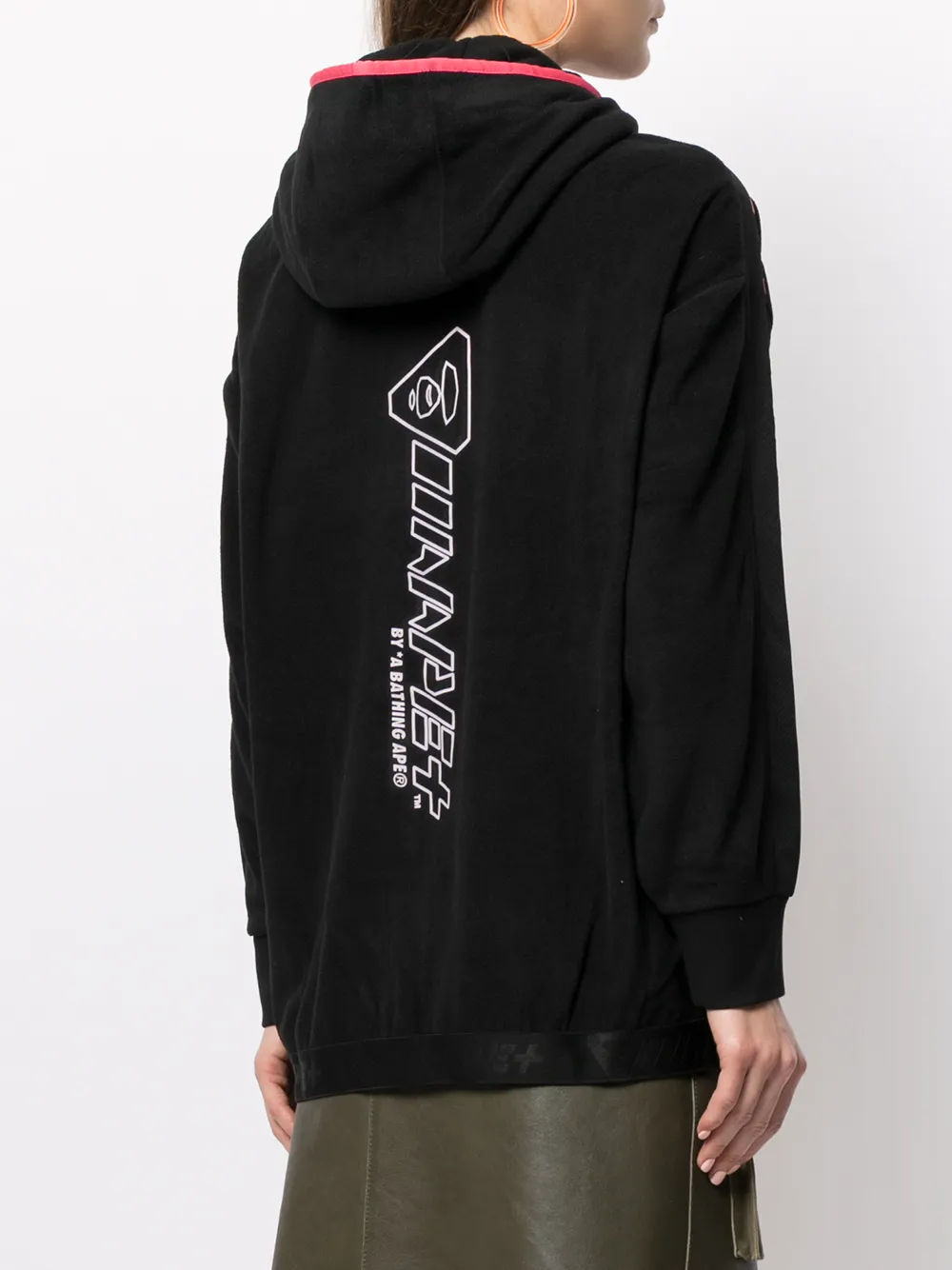фото Aape by *a bathing ape® худи на молнии с логотипом