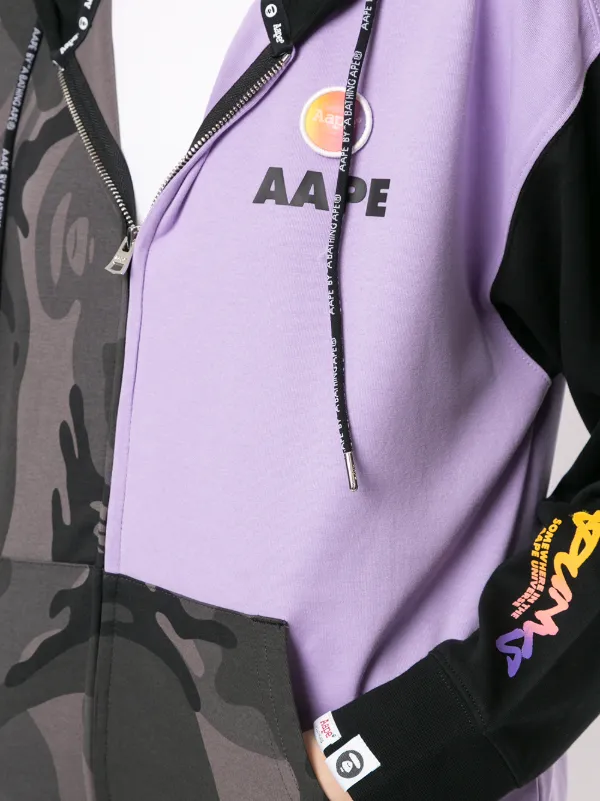 aape zip up hoodie