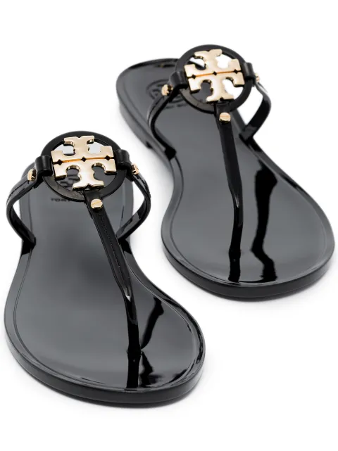 tory burch mini miller clear jelly sandals