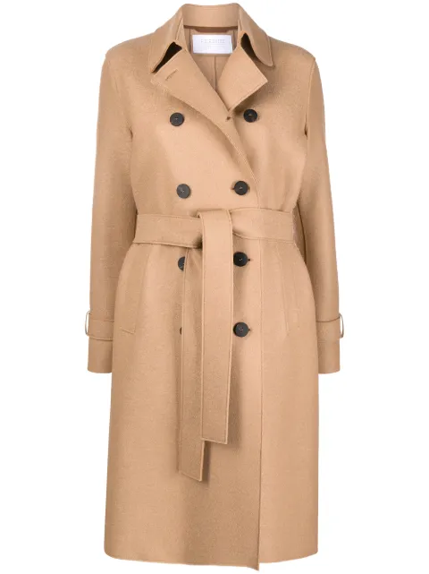 Harris Wharf London Pressed Wool Trench Coat Farfetch Harris Wharf London Pressed Wool Trench, How To Clean A Wool Peacoat At Home
