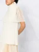 Jil Sander cape detail knitted top