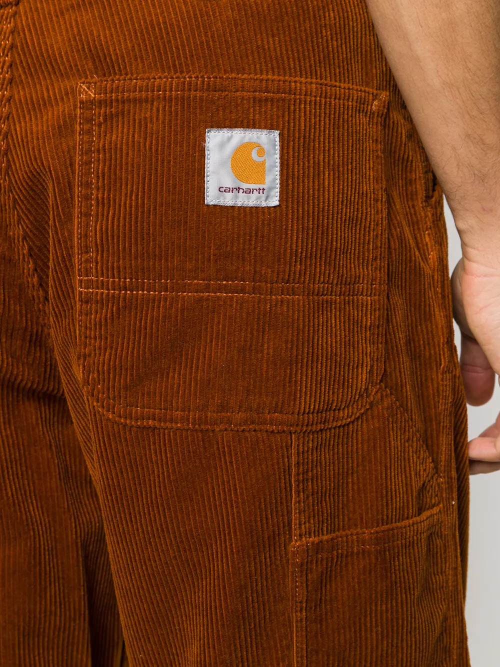 фото Carhartt wip широкие вельветовые брюки