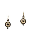 Dolce & Gabbana 18kt yellow gold diamond sapphire earrings