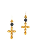 Dolce & Gabbana Family cross earrings - Gold