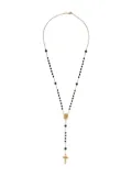 Dolce & Gabbana 18K yellow gold Sicily Rosary jade necklace