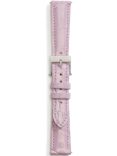 Dolce & Gabbana logo-embossed watch strap