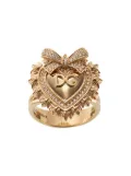 Dolce & Gabbana 18K yellow gold Devotion diamond ring