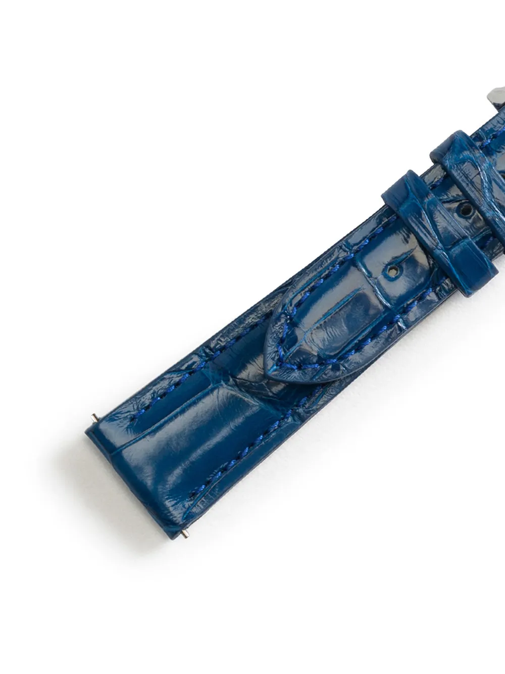 Dolce & Gabbana Horlogebandje met logo-reliëf - Blauw