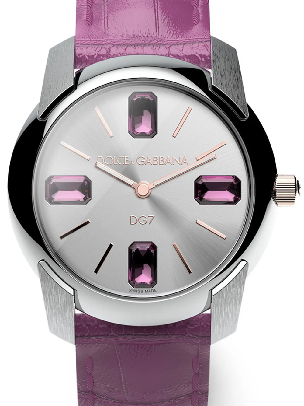 Dolce & Gabbana DG7 Rainbow horloge - Roze