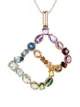 Image 2 of Dolce & Gabbana 18kt yellow gold initial B gemstone necklace