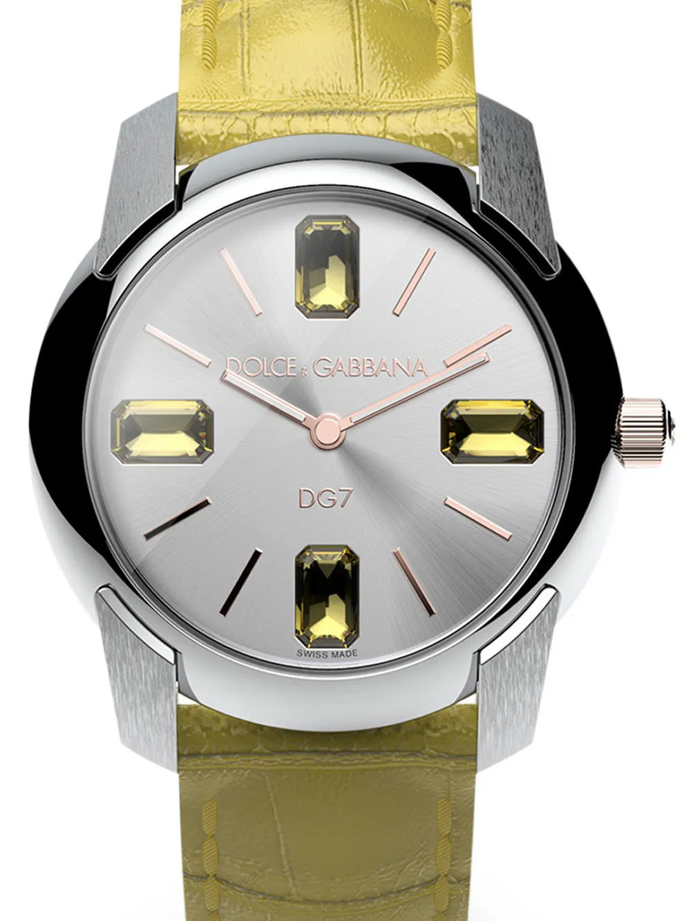 Dolce & Gabbana DG7 Rainbow horloge - Geel