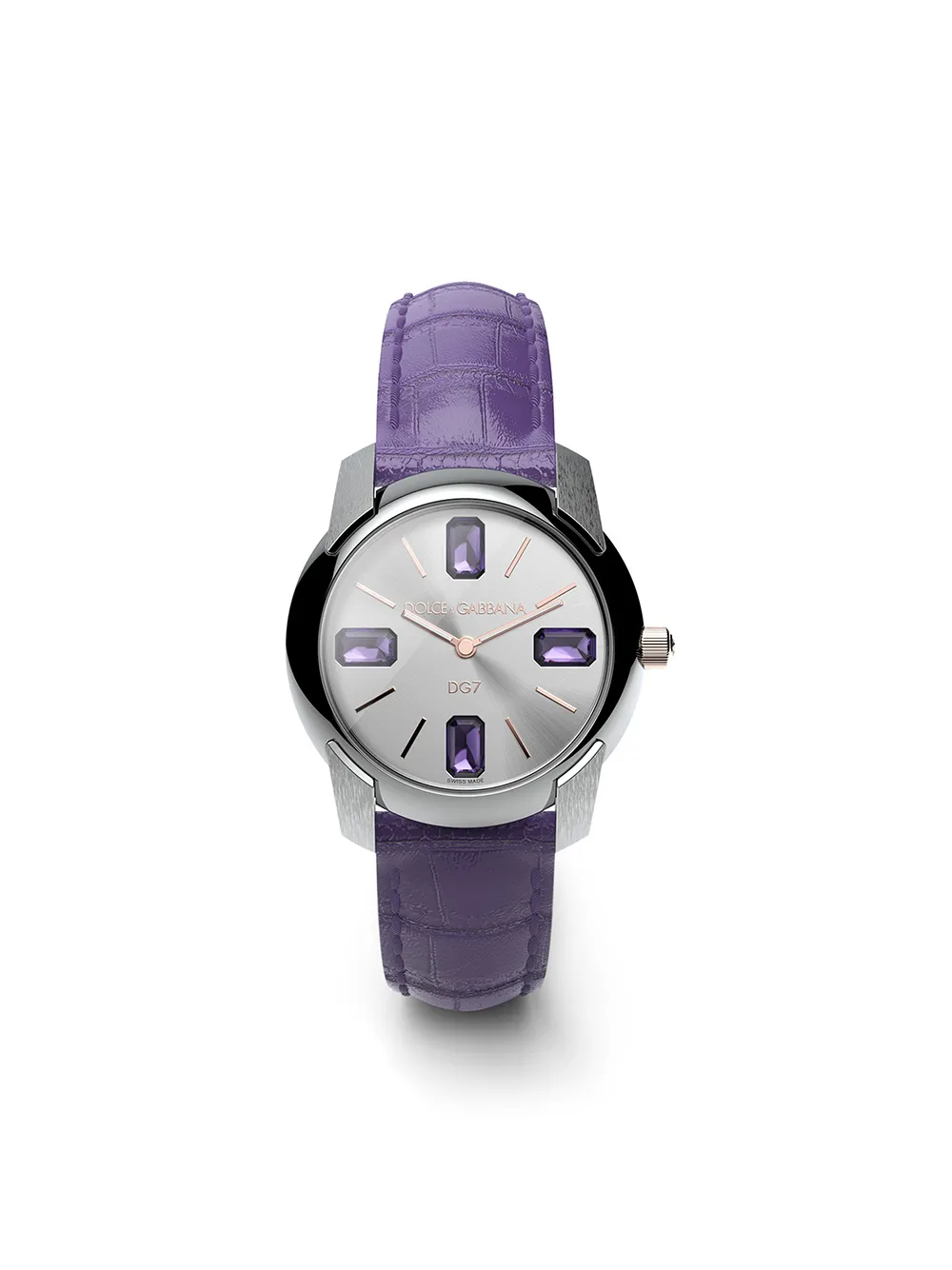 Dolce & Gabbana montre DG7 Rainbow 34 mm - Violet Dolce & Gabbana montre DG7 Rainbow 34 mm - Violet