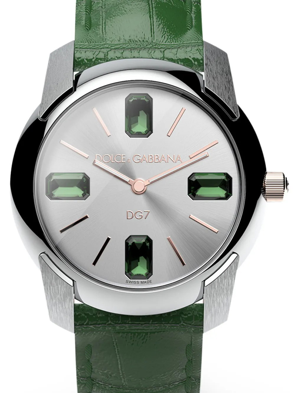  Dolce & Gabbana Dg7 Rainbow 34mm   Grün 