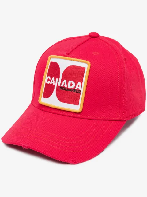 DSQUARED2 logo patch baseball hat